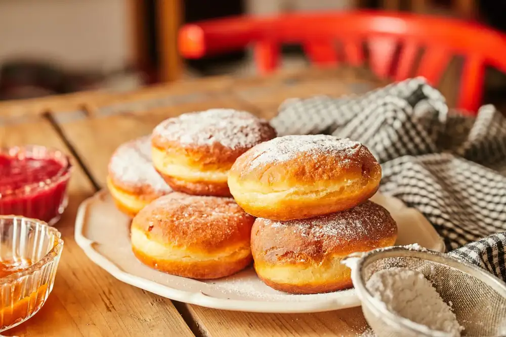 Carnival ribbon donut