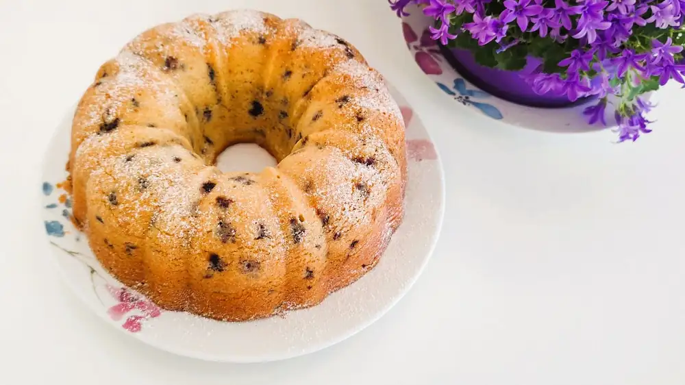 Cottage cheese cake with blueberries according to Petra Burianová