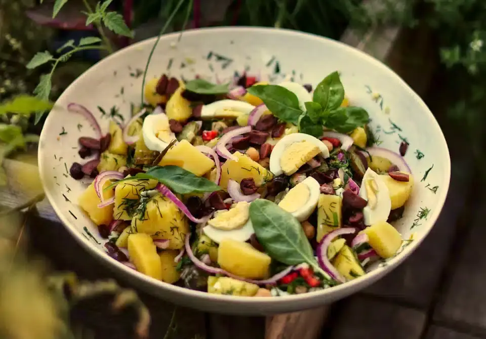 Oriental Salad: Romanian Potato & Egg Salad