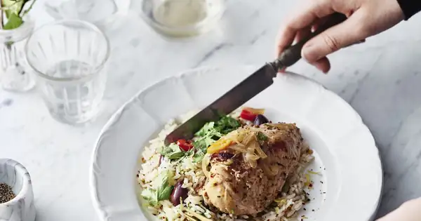 Poulet yassa or Senegalese chicken
