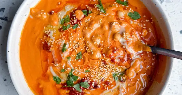 Speedy Sun-Dried Tomato & Chickpea Soup