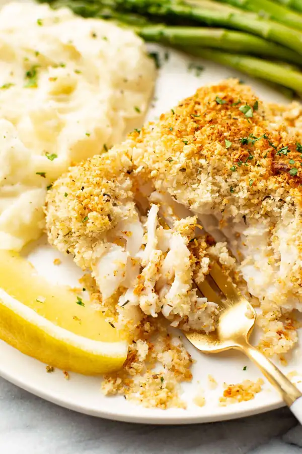 Parmesan Panko Baked Cod