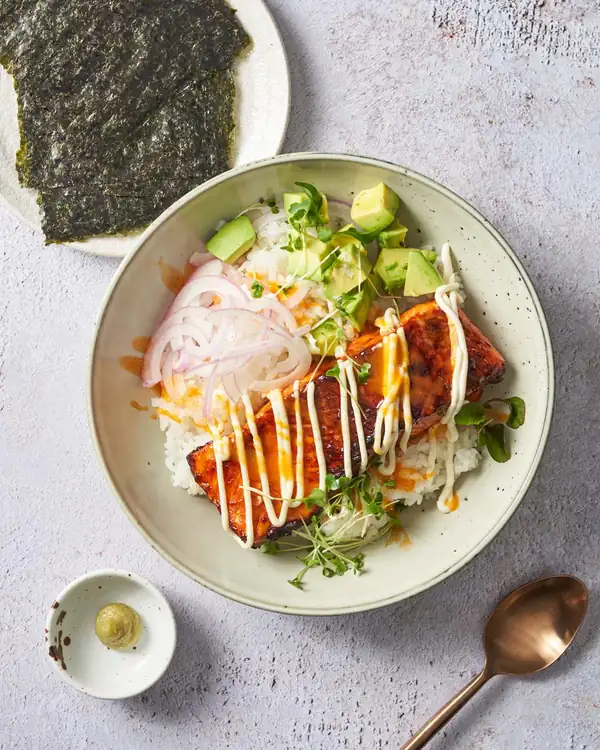 Spicy Salmon Sushi Bowl
