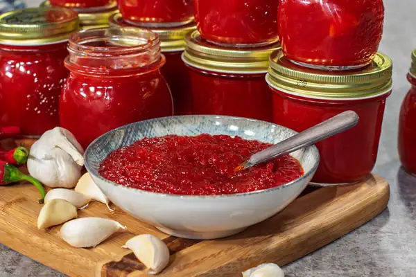 Chilli jam for the winter