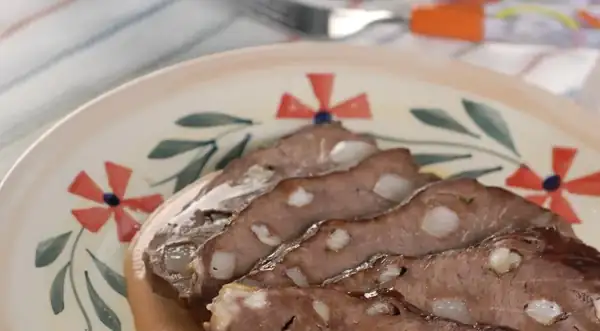 Corazón de res en salsa cremosa