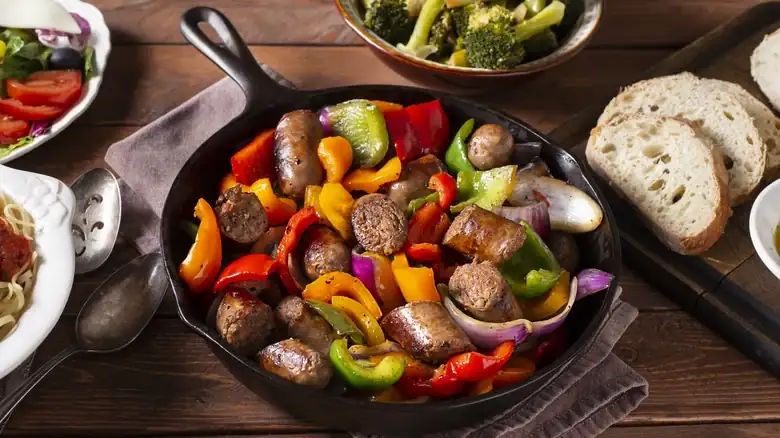 The Ingredient Swaps For A Burger Inspired By Sausage And Peppers