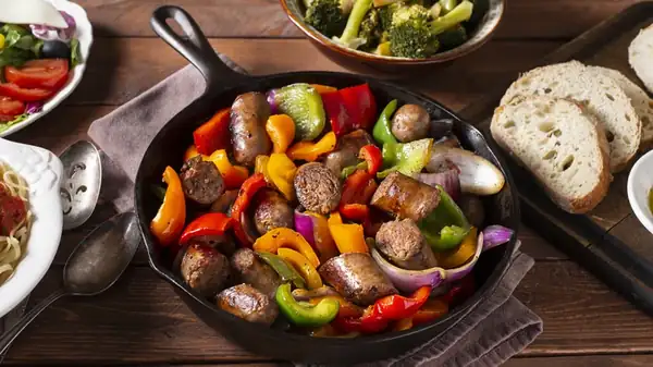 The Ingredient Swaps For A Burger Inspired By Sausage And Peppers