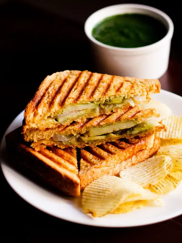 Veg Grilled Sandwich Recipe