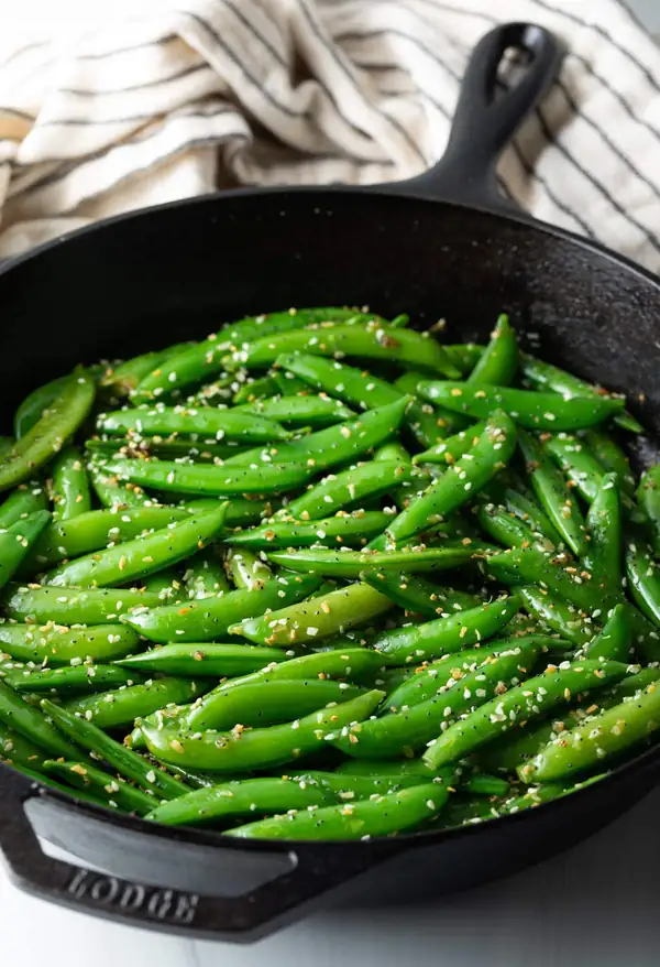 Stir Fry Sesame Sugar Snap Peas