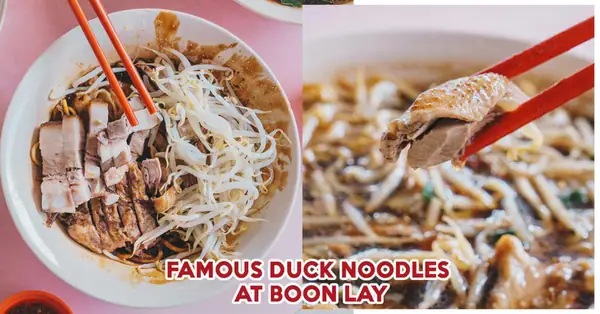 Heng Huat Boon Lay Boneless Duck Noodles Review: Famous Duck Noodles With Roasted Pork At Boon Lay