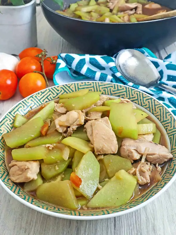 Ginisang Sayote with Chicken
