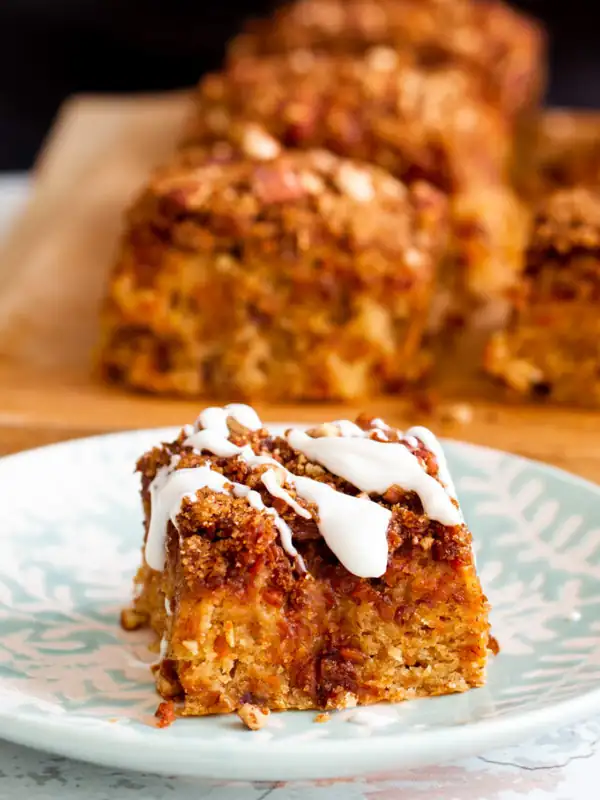 Vegan Carrot Cake Bars
