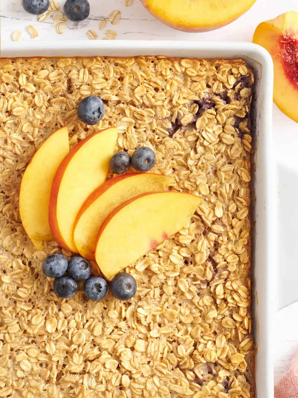 From Oats to OMG—This Peach & Blueberry Baked Oatmeal Wins!