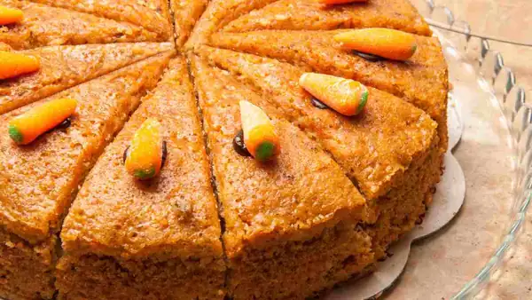 Rustic carrot cake with pears: I never miss it, breakfast will be a vitamin boost