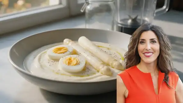 Paz Padilla, cream for four with 6 cheeses: “You only need 3 jars of asparagus and two hard-boiled eggs per jar”