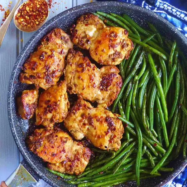 Chili Cumin Chicken Thighs