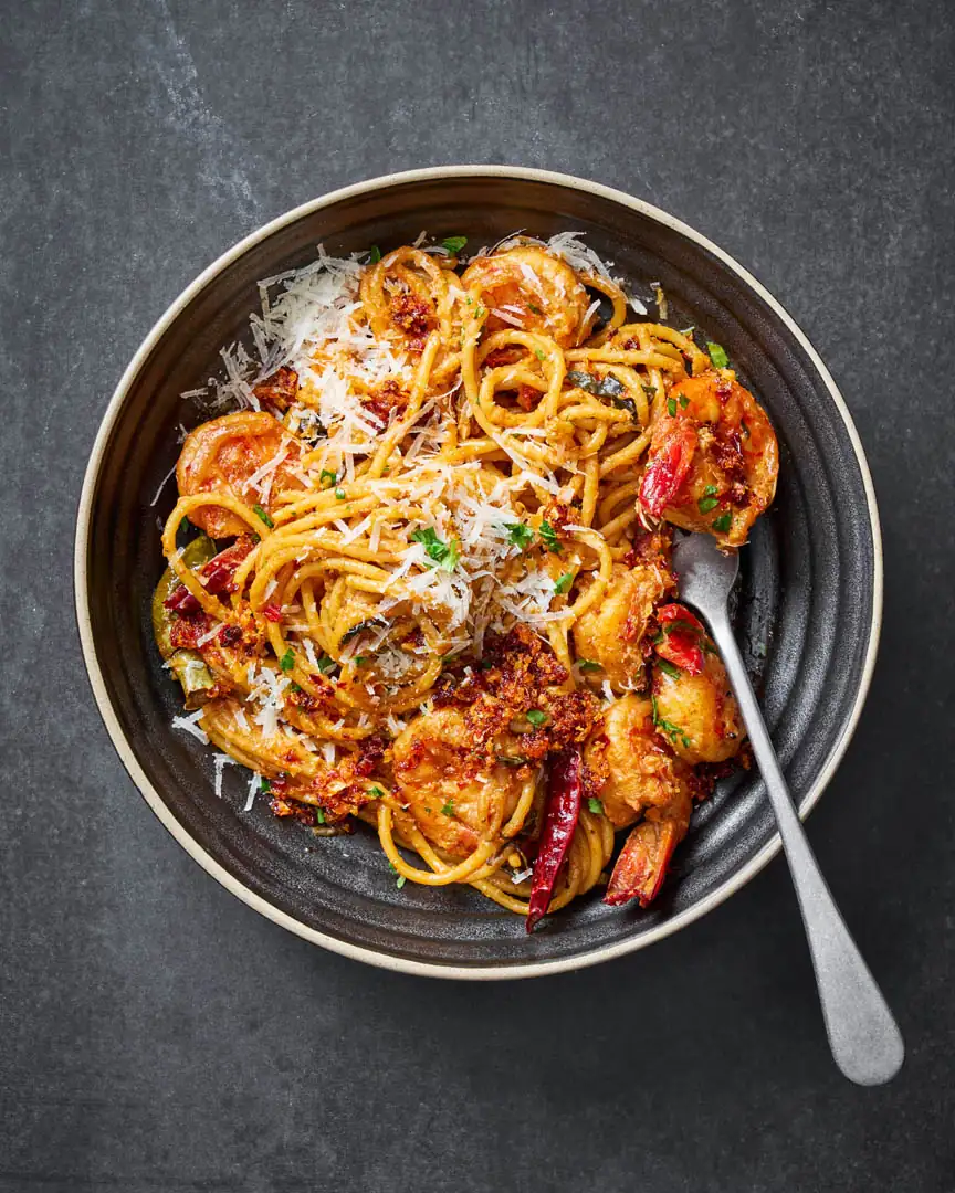 Marry Me Red Curry Prawn Pasta