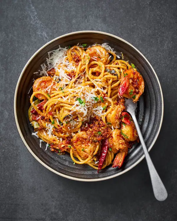 Marry Me Red Curry Prawn Pasta