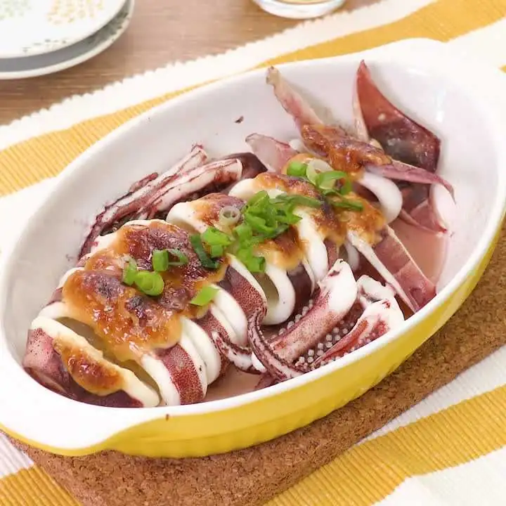 Easy snack♪ Squid with mayonnaise recipe video and instructions