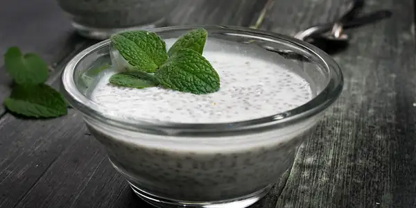 Coconut Protein Chia Pudding
