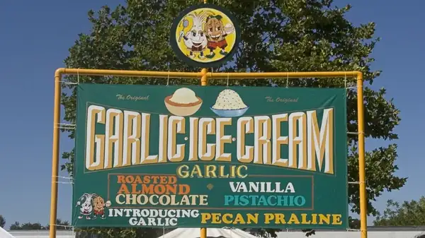 The Divisive Ice Cream You Can Taste In The Garlic Capital Of The World