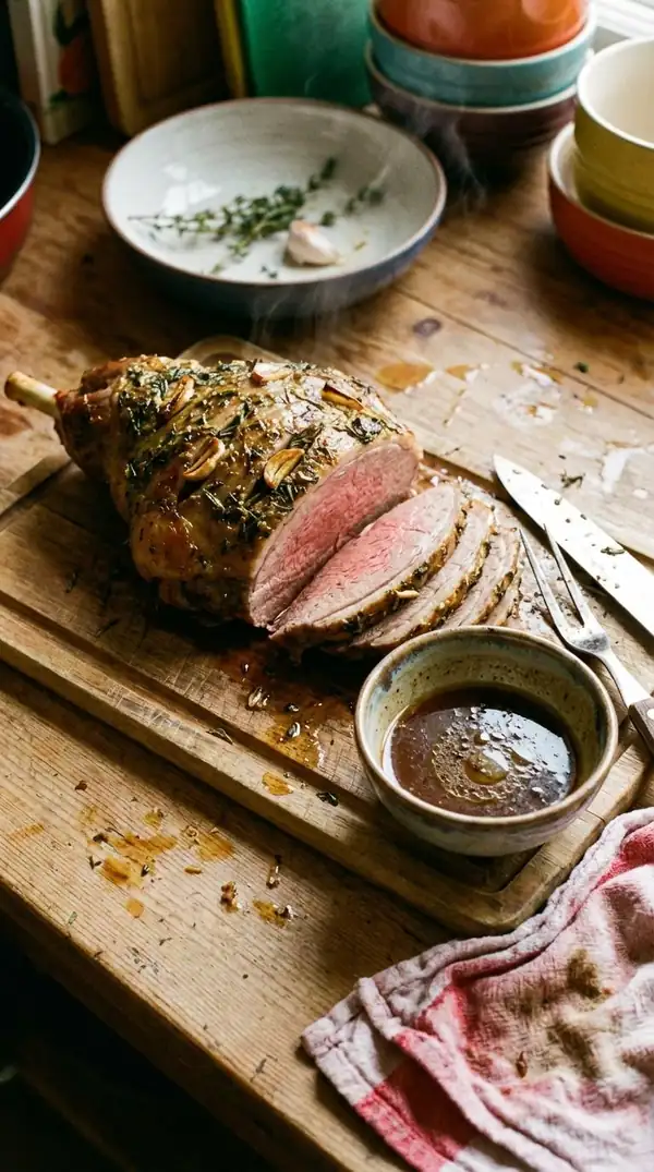 Receta de pierna de cordero asada: con ajo, a dos temperaturas