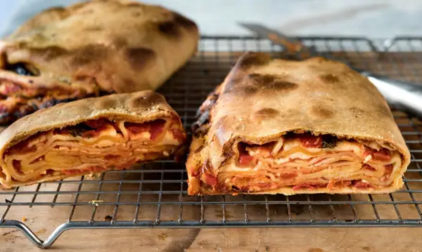 Scaccia: Lasagna Meets the Calzone Halfway