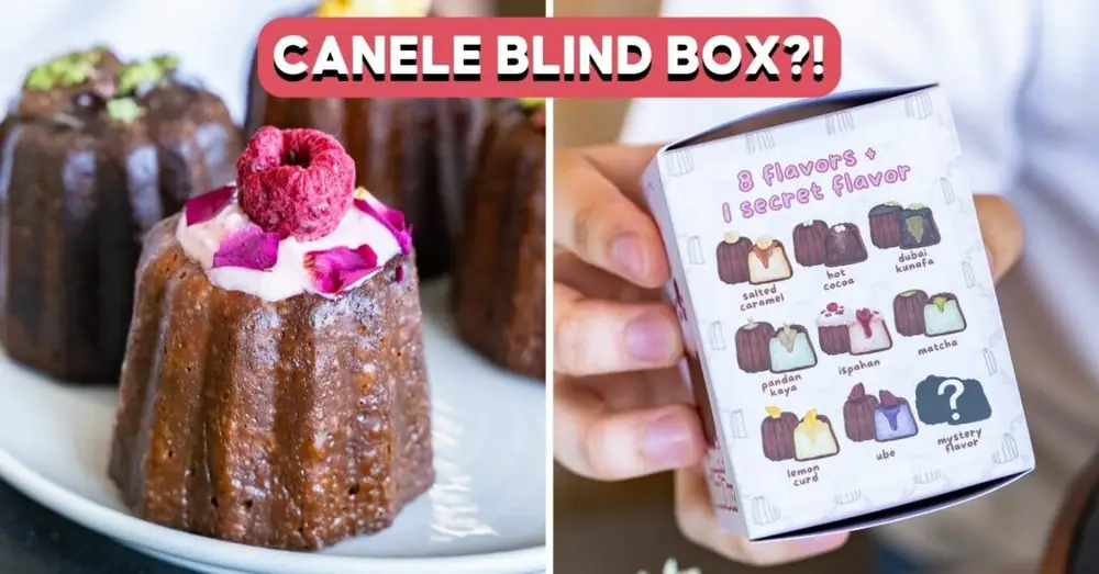This IG Bakery Has Canele Blind Boxes In 9 Flavours, Including Taro And Kaya