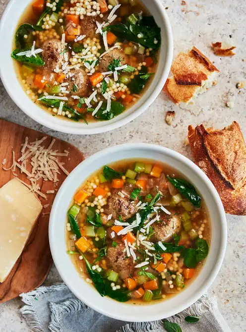 Italian-style wedding soup