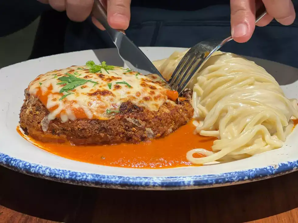 This Chicken Parm Is Going Viral, But Is It Really Chicken Parm?
