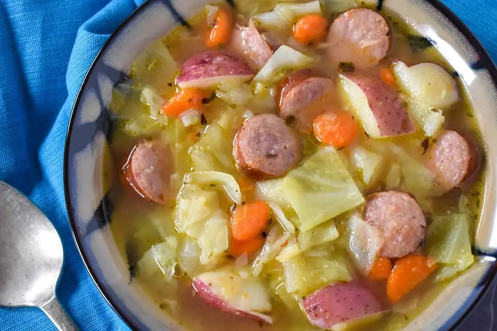 Cabbage Sausage Soup