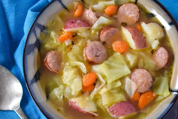 Cabbage Sausage Soup