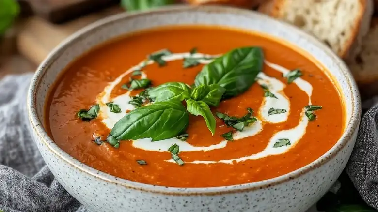 This Simple Salad Dressing Kicks Tomato Soup Up A Few Notches