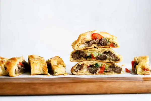 Cheesesteak Crescent Braid Recipe