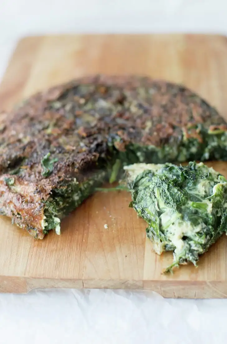 Spinach Omelette - Pilar Hernández's Chilean Kitchen