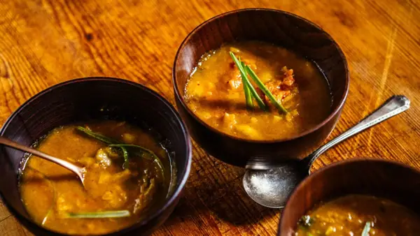 A tu gazpacho le falta kimchi.