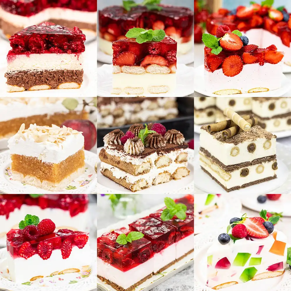 No-bake cakes