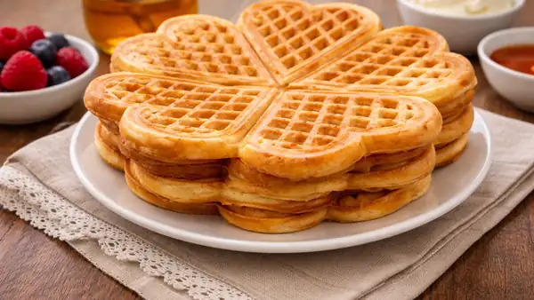 Homemade waffles