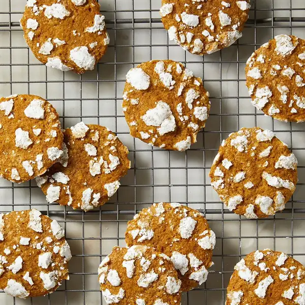 Pumpkin Crinkle Cookies
