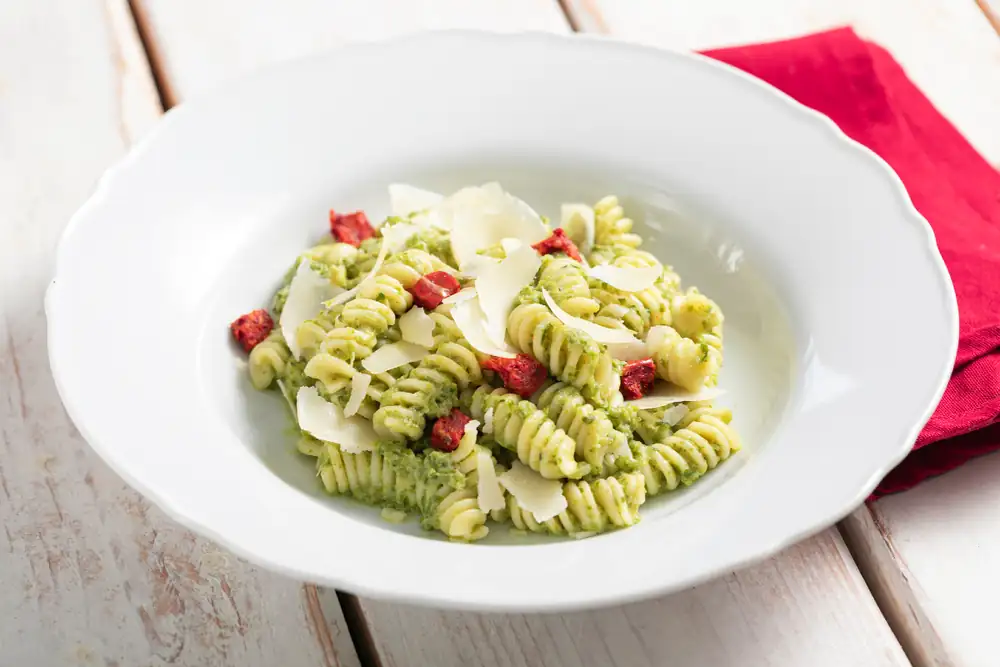 Creamy escarole and nduja pasta