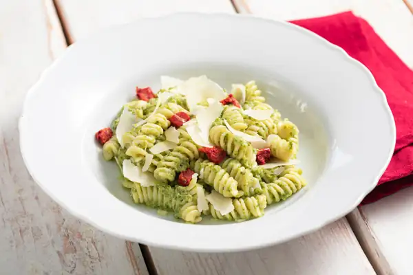 Creamy escarole and nduja pasta