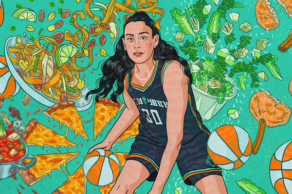 Breanna Stewart Celebrates a Win With Veal Parm