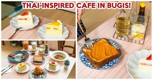 Two Bake Boys Cafe Opens In Bugis With Famous Crepe Cakes And Thai Tea Croffles