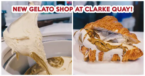 Dopa Dopa Creamery Review: Gelato Croissant Shop At Clarke Quay