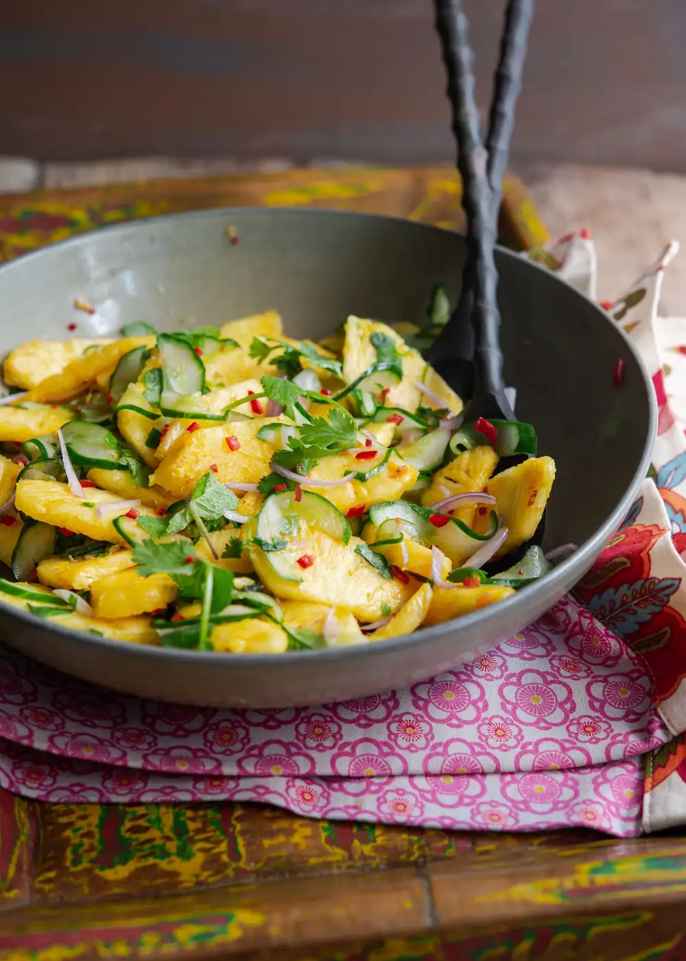 Asian Pineapple Cucumber Salad