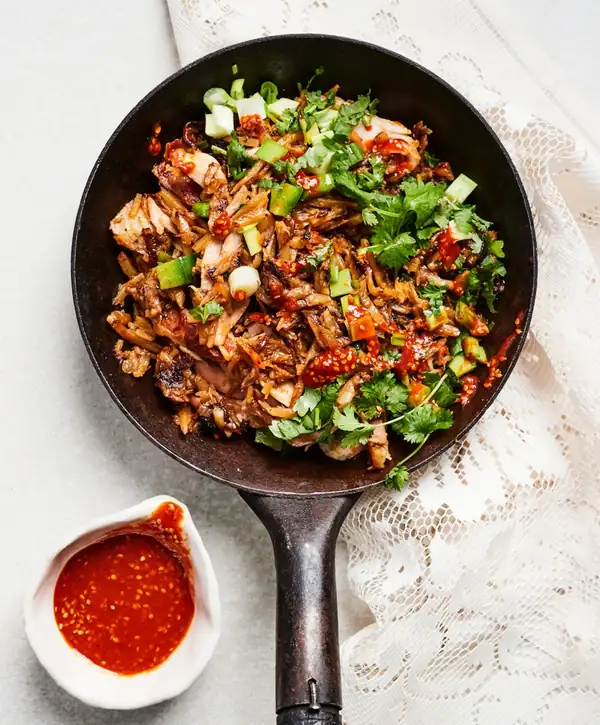 Asian chicken pot pie