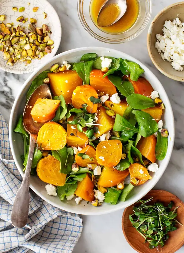 Roasted Golden Beets