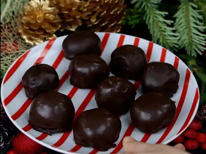 chocolate truffles, brownie, salted caramel