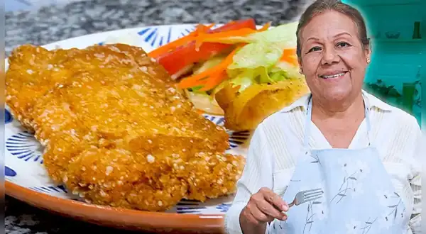 How to prepare fried chicken with golden potatoes (VIDEO)