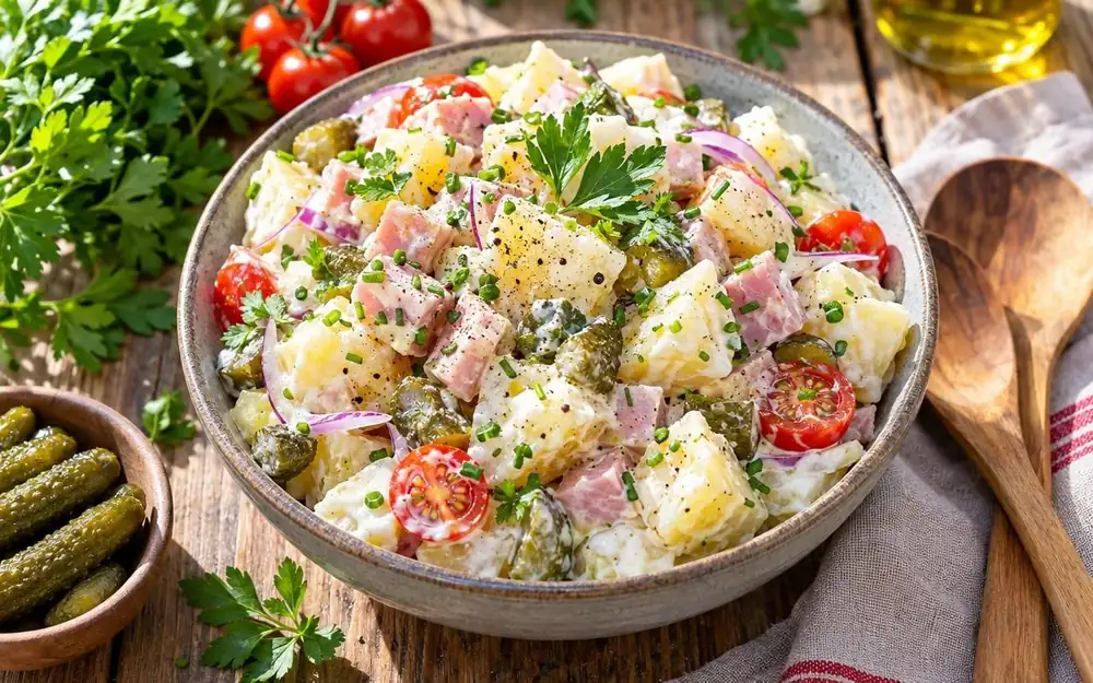 Ensalada piamontesa: dile adiós a la mayonesa, este ingrediente conserva toda la cremosidad sin dificultar la digestión